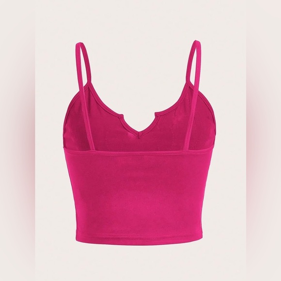 Pink Y2K Rhinestone Embellished Crop Top - Picture 2 of 10